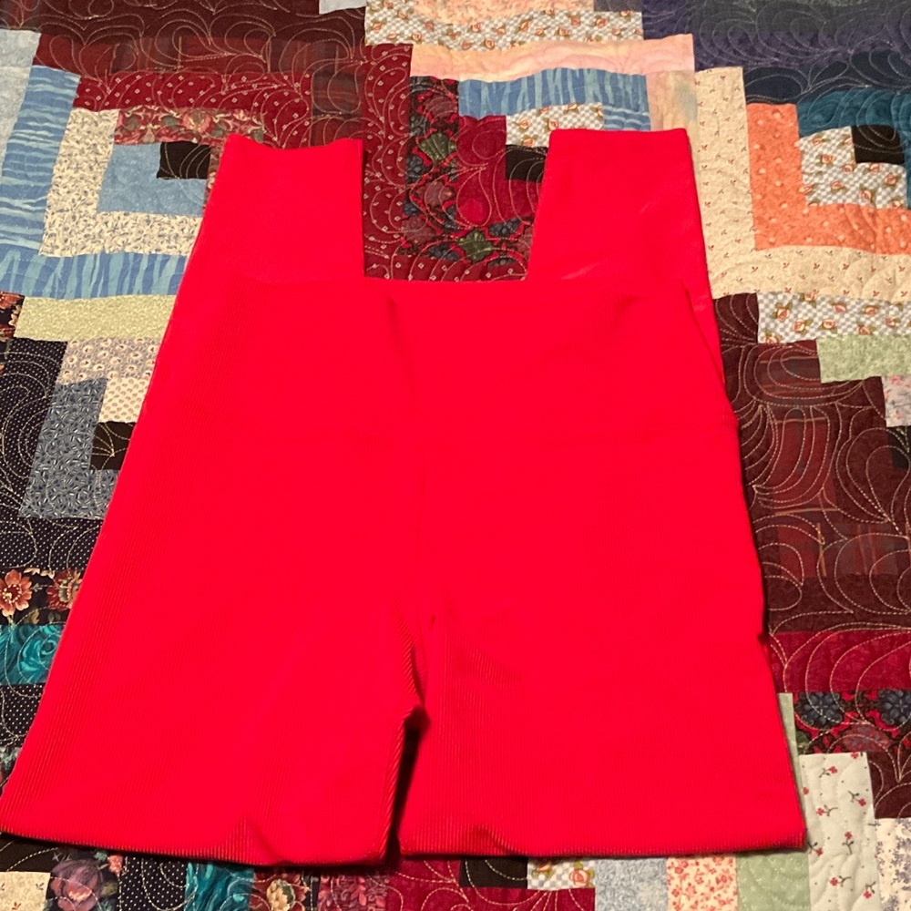 Beach Riot Sport Red Leggings